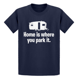 Youth Home is Where you Park it Kids T-shirt