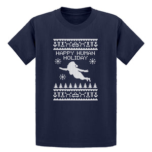 Youth Happy Human Holiday Kids T-shirt