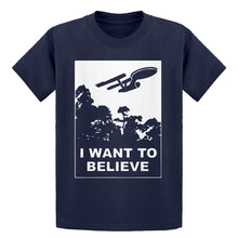 Youth I Want to Believe Space Ship Kids T-shirt