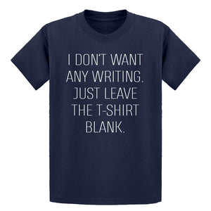 Youth Leave the Tshirt Blank Kids T-shirt