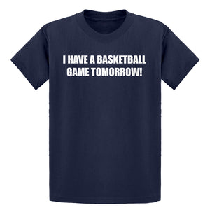 Youth Basketball Game Tomorrow Kids T-shirt