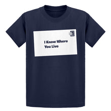 Youth I Know Where You Live Kids T-shirt