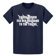 Youth Carole Baskin Fed Her Husband to the Tigers Kids T-shirt