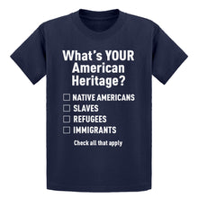 Youth What's Your Heritage? Kids T-shirt