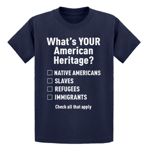Youth What's Your Heritage? Kids T-shirt