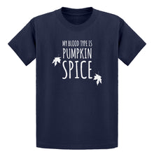 Youth My Blood Type is Pumpkin Spice Kids T-shirt