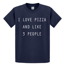 Youth I Love Pizza and like 3 People Kids T-shirt