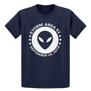 Youth Storming Area 51 Kids T-shirt