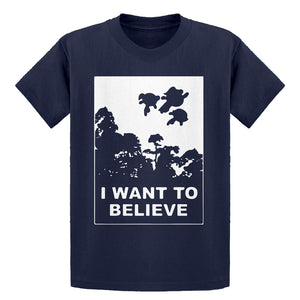 Youth I Want to Believe Super Girls Kids T-shirt