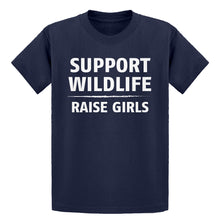 Youth Support Wildlife Raise Girls Kids T-shirt