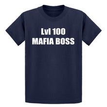 Youth Lvl 100 Mafia Boss Kids T-shirt