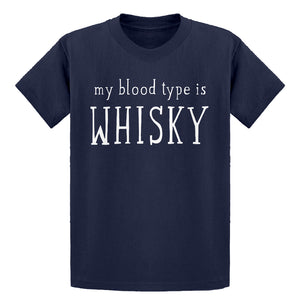 Youth My Blood Type is Whisky Kids T-shirt