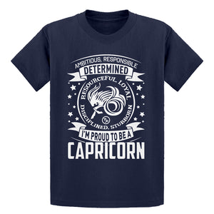 Youth Capricorn Zodiac Astrology Kids T-shirt