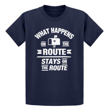 Youth What Happens on the Route Stays on the Route Kids T-shirt