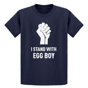 Youth I Stand with Egg Boy Kids T-shirt