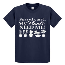Youth I Cant My Plants Need Me! Kids T-shirt