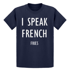 Youth I Speak French Fries Kids T-shirt