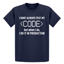 Youth I Dont Always Code Kids T-shirt