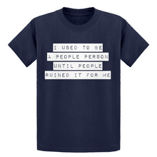 Youth I used to be a People Person Kids T-shirt