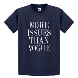 Youth More Issues than Vogue Kids T-shirt