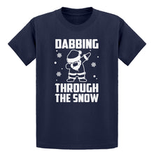 Youth Dabbing through the Snow Kids T-shirt