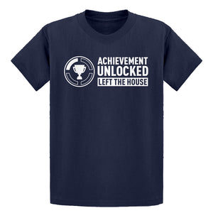 Youth Achievement Unlocked Left The House Kids T-shirt