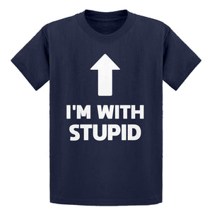 Youth I'm with Stupid Up Kids T-shirt