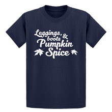 Youth Leggings, Boots, and Pumpkin Spice Kids T-shirt