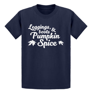 Youth Leggings, Boots, and Pumpkin Spice Kids T-shirt