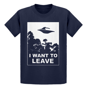 Youth I Want to Leave Kids T-shirt