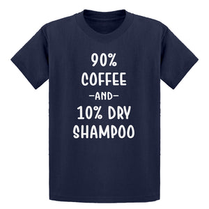 Youth 90% Coffee 10% Dry Shampoo Kids T-shirt