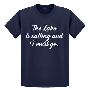 Youth The Lake is Calling and I must Go Kids T-shirt