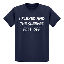 Youth I Flexed and the Sleeves Fell Off Kids T-shirt
