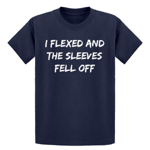 Youth I Flexed and the Sleeves Fell Off Kids T-shirt