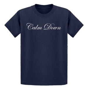 Youth CALM DOWN Kids T-shirt