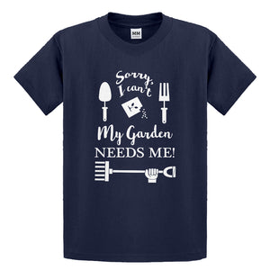 Youth I Can't My Garden Needs Me! Kids T-shirt