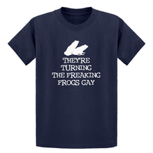 Youth They're Turning the Freaking Frogs Gay! Kids T-shirt
