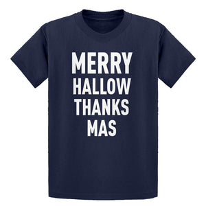 Youth Merry Hallow Thanks Mas Kids T-shirt