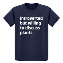 Youth Introverted But Willing to Discuss Plants Kids T-shirt