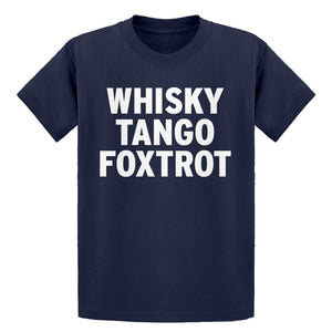 Youth WHISKY TANGO FOXTROT Kids T-shirt
