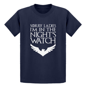 Youth Sorry Ladies Nights Watch Kids T-shirt