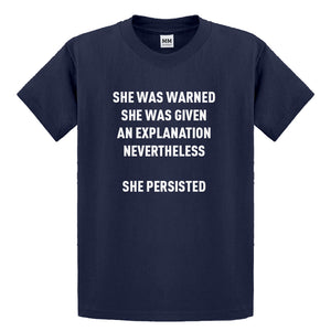 Youth She Persisted Venus Fist Kids T-shirt