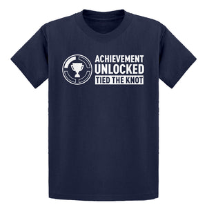 Youth Achievement Unlocked Tied the Knot Kids T-shirt