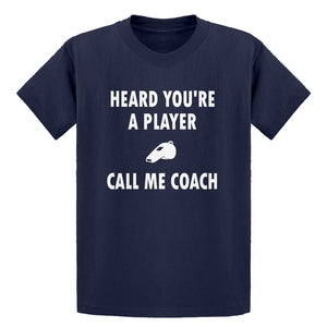 Youth Call me Coach Kids T-shirt