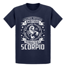 Youth Scorpio Astrology Zodiac Sign Kids T-shirt