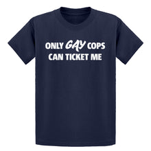 Youth Only Gay Cops Can Ticket Me Kids T-shirt