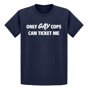 Youth Only Gay Cops Can Ticket Me Kids T-shirt