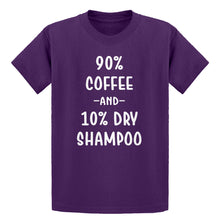 Youth 90% Coffee 10% Dry Shampoo Kids T-shirt