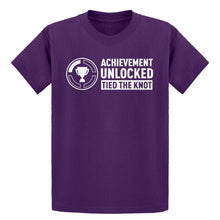 Youth Achievement Unlocked Tied the Knot Kids T-shirt