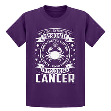 Youth Cancer Astrology Zodiac Sign Kids T-shirt